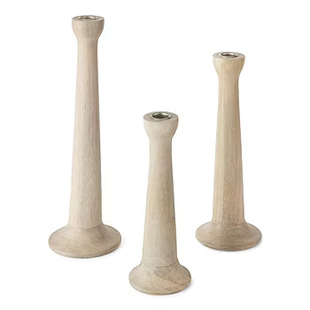 Linden Street Mango Wood Taper Holder Collection | JCPenney