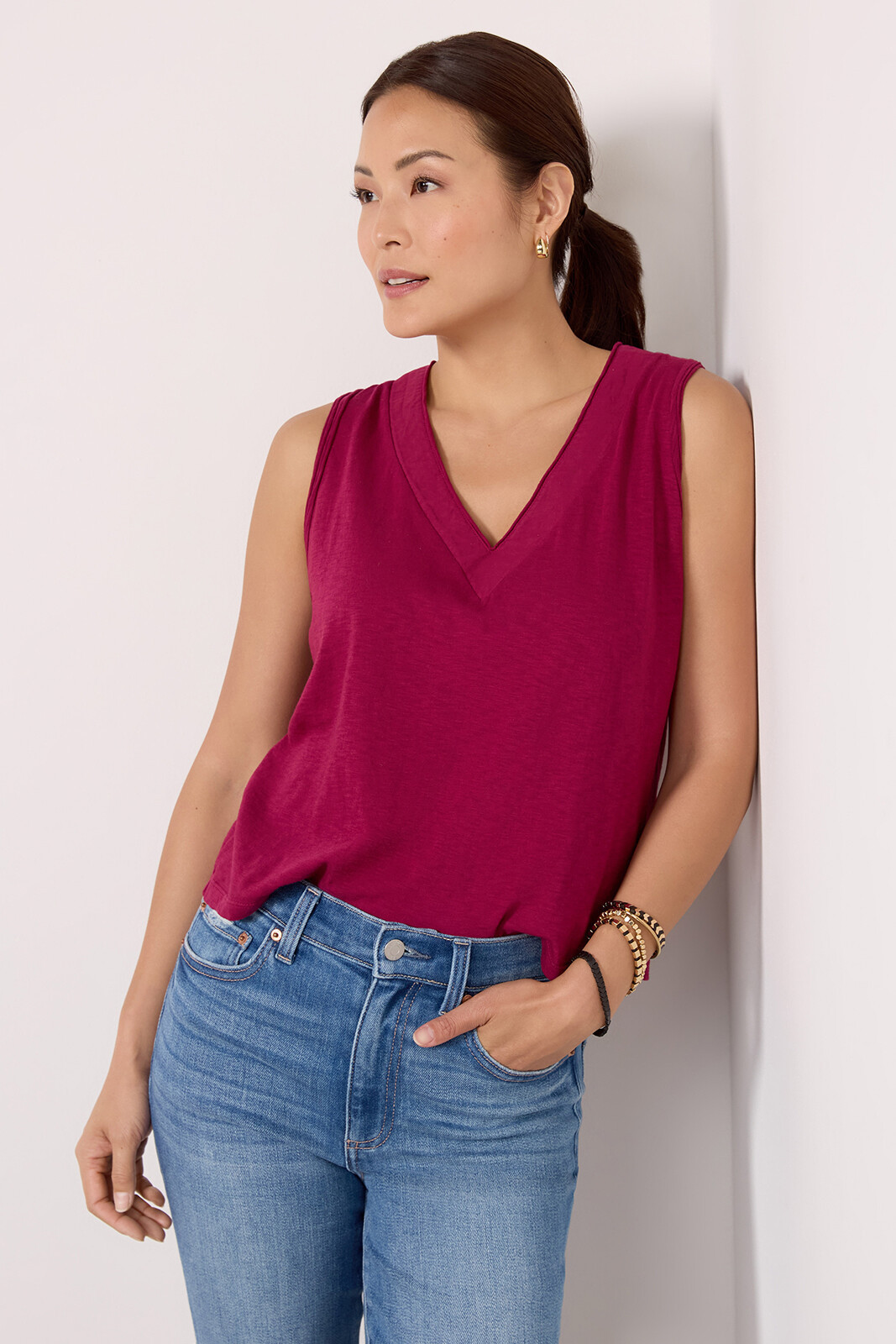 Pima Slub Tank | Evereve