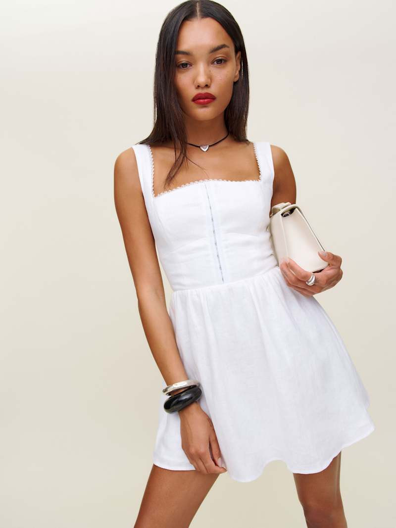 Sheri Linen Dress | Reformation (Global)