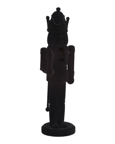 12in Flocked Nutcracker | Home | T.J.Maxx | TJ Maxx