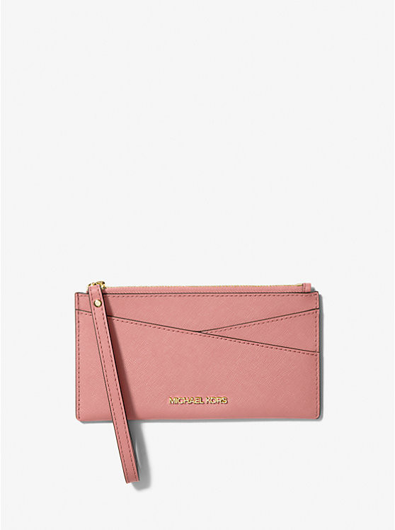 Jet Set Medium Saffiano Leather Crossover Wristlet | Michael Kors US