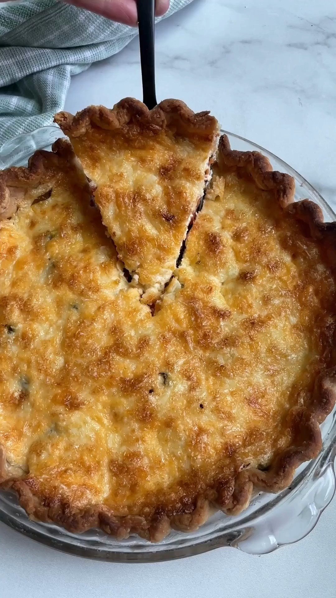 🍅 My Famous Summer Tomato Pie 🥧
Fresh basil, melty cheese, and the pie pan I swear by. Tap to shop it + bake your own! https://tastesbetterfromscratch.com/tomato-pie/

Quick Recipe:
1️⃣ Preheat oven to 350°F.
2️⃣ Layer salted & patted-dry tomato slices, chopped basil, & onion in pre-baked crust.
3️⃣ Mix mozzarella, cheddar, mayo (or half Greek yogurt), spread on top.
4️⃣ Sprinkle parmesan, bake 30 min until golden. Rest 15 min before slicing.#summerrecipes #easybaking #homemadegoodness #kitchentools #piepanlove

#LTKHome #LTKSeasonal #LTKSaleAlert