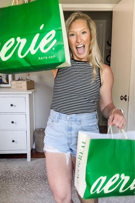 Summer Outfit Haul from Aerie for my medium / size 6 athletic girlies! ☀️✨

I grabbed everything in a size M except for the sweatshirt and biker shorts/leggings which I am wearing a S.

Everything is amazing quality and if you have ever tried Aerie, then you know how soft their clothes are. The only piece I didn’t love was the crochet swimsuit bottom. It just had too much fabric in the crouch. 

#LTKActive #LTKSaleAlert #LTKSwim