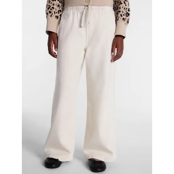 Wonder Nation Girls Twill Pants, Sizes 4-18 & Plus | Walmart (US)