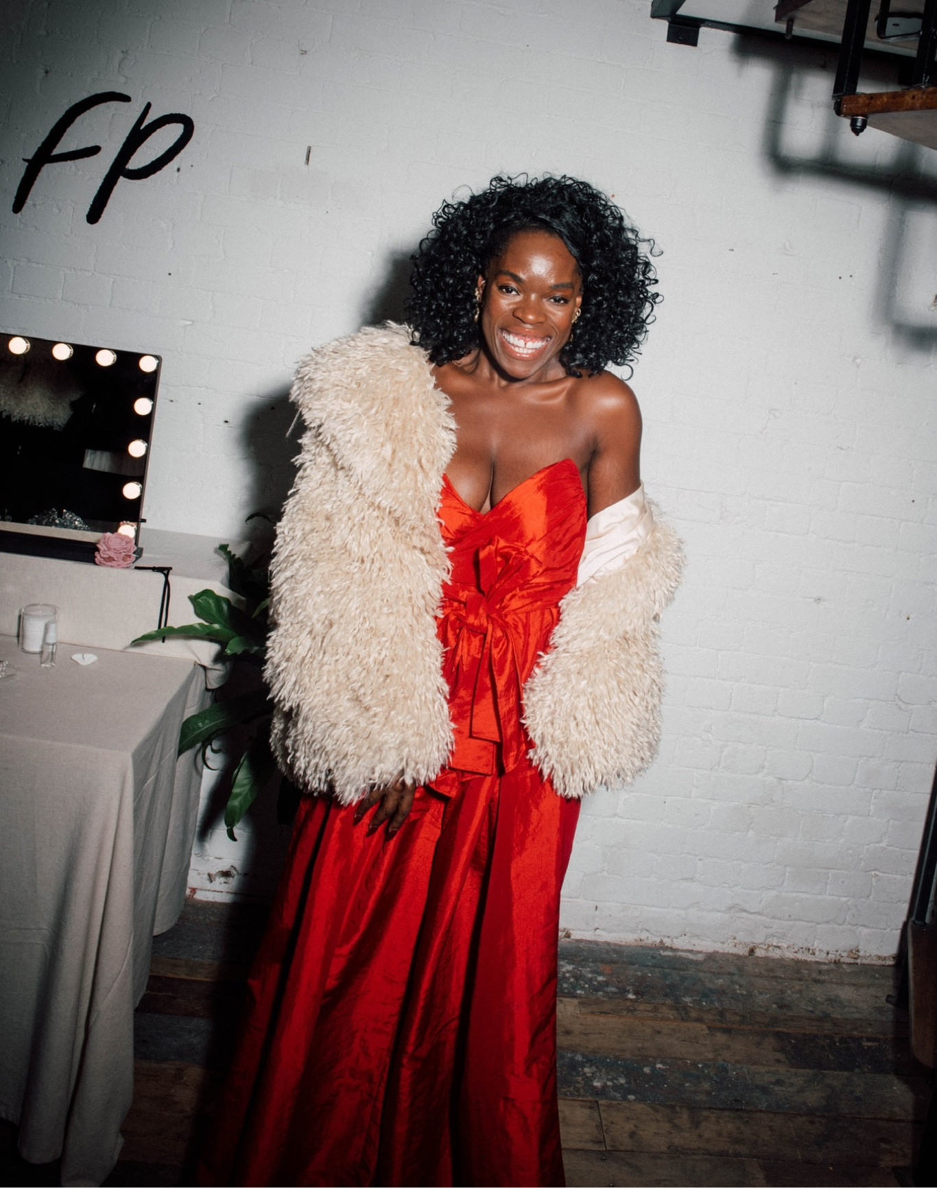 Head to toe Free People ❤️ 

Faux fur jacket, Christmas Party outfit, Christmas party style, style inspoired