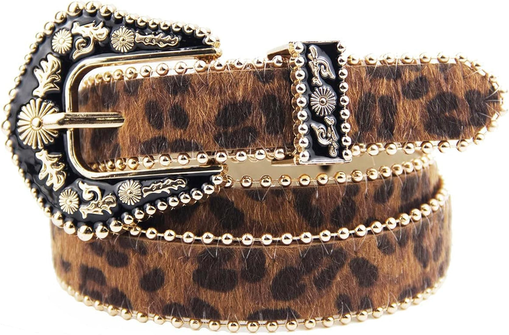 TOPACC Western Fashion Cowgirl Cowboy belts for Girls Women Boys Jeans Pants Dresses | Amazon (US)