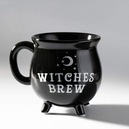 Botega Wordwide Witches Brew Cauldron Ceramic Mug Halloween 12 fl oz with Handle Tabletop Decoration | Walmart (US)