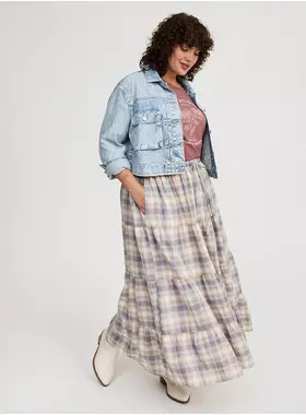 Maxi Tiered Skirt | Torrid (US & Canada)