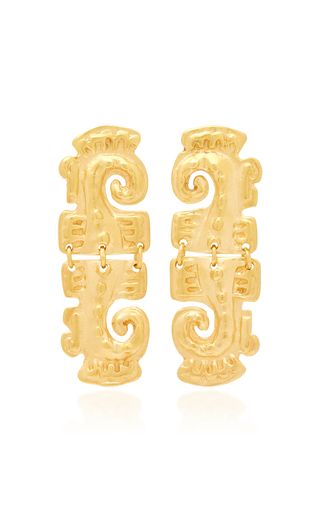 Lacerta 24K Gold-Plated Earrings | Moda Operandi (Global)