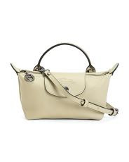 Leather Le Pliage Mini Crossbody Pouch With Handle And Strap | New Arrivals | TJ Maxx
