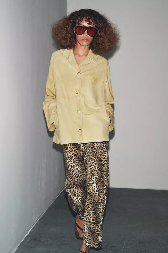 LIMITED EDITION SUEDE LEATHER POCKET SHIRT | Zara US