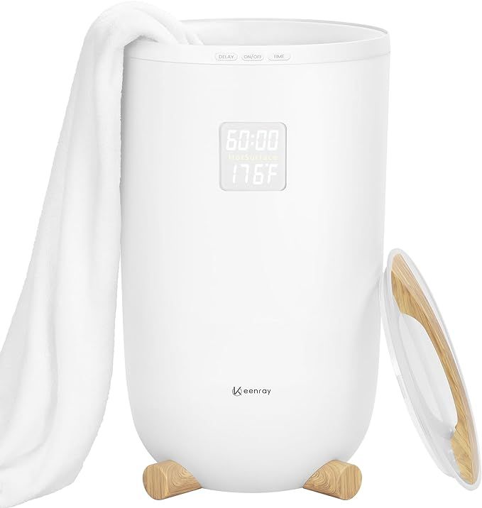 Keenray Towel Warmer for Bathroom, Luxury Towel Warmer Bucket with Timer, LED Display for Time an... | Amazon (US)