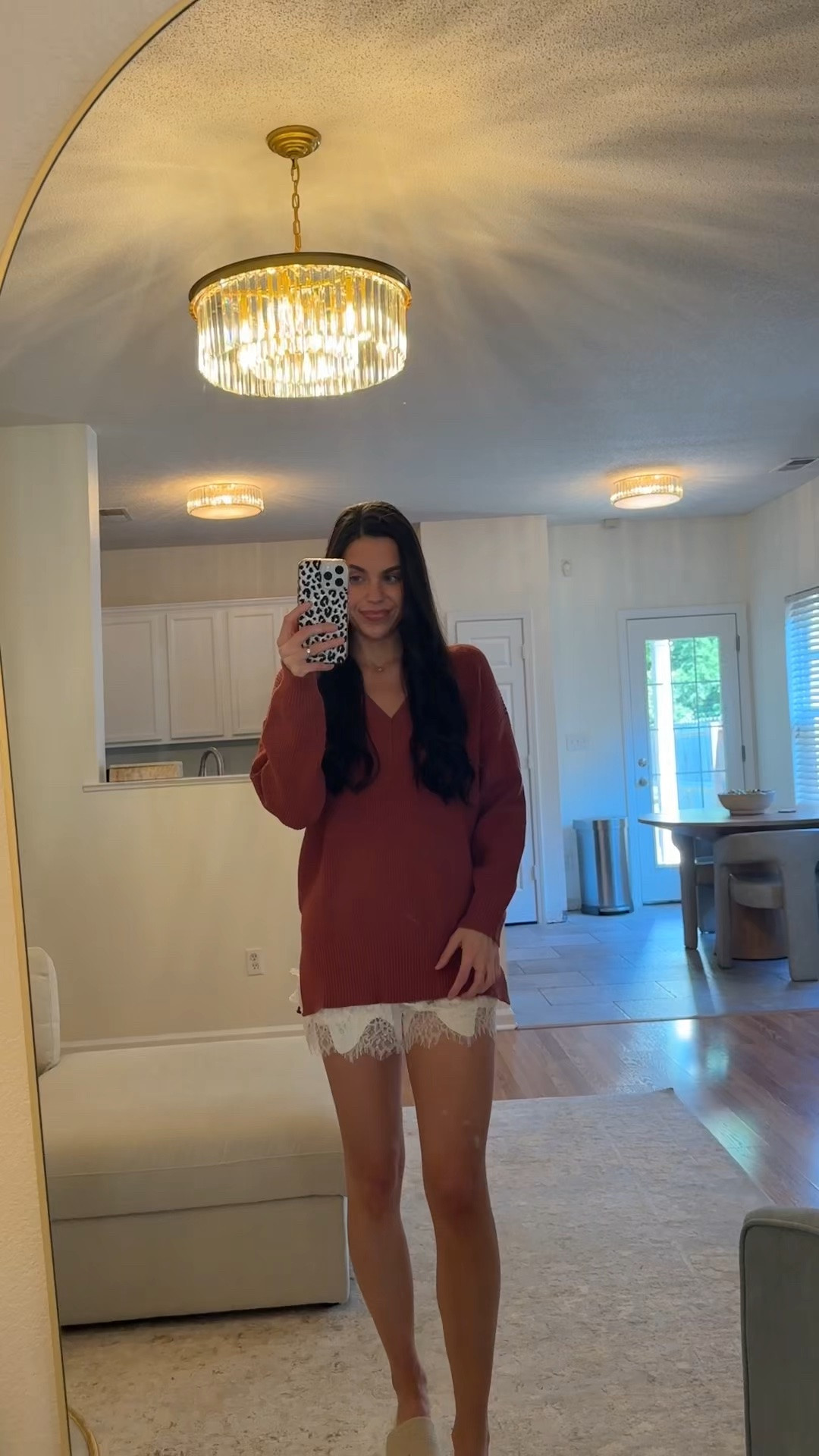 Loving a comfy oversized sweater paired with a hint of lace on these satin shorts A perfect later for those late summer nights!

#LTKootd #LTKWorkwear #LTKSeasonal