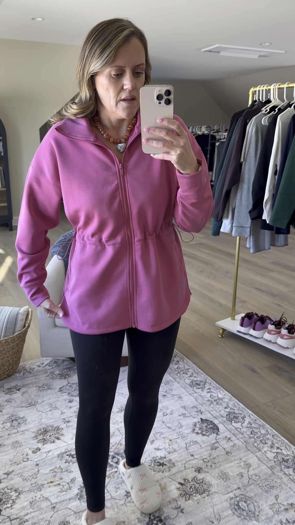 So impressed with this line! Fits TTS 

Valentine’s Day
Denim top
Leggings 
Zip up sweatshirt 
Boyfriend fit denim  
Graphic tee 
Slippers
Mom outfit 
OOTD 

#LTKootd #LTKmomlife #LTKdayinmylife