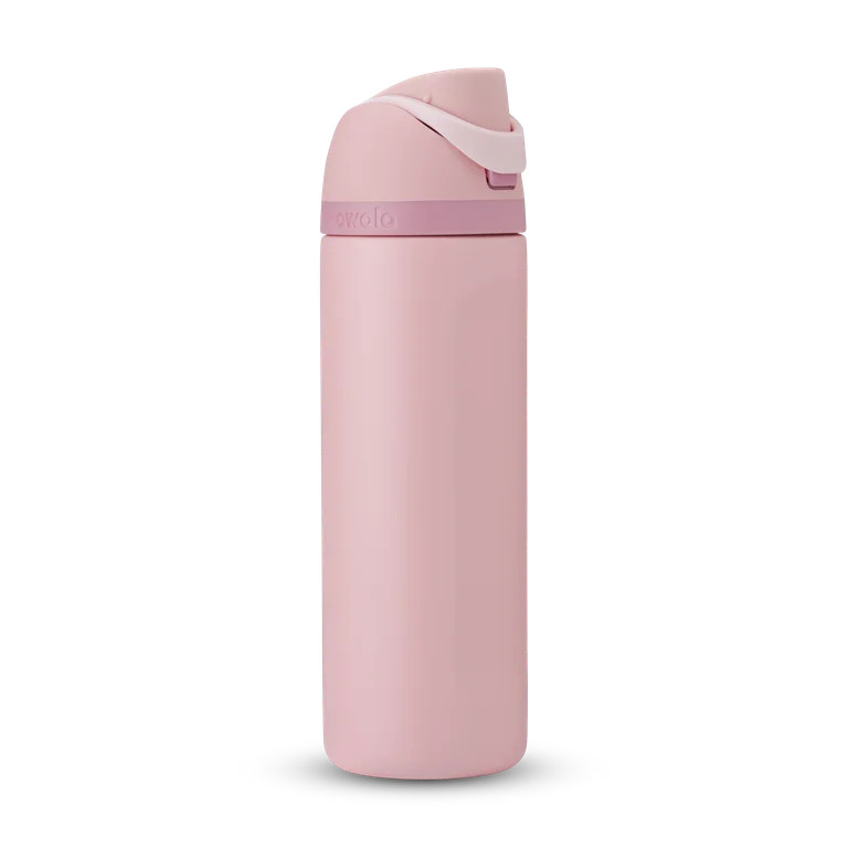 Owala FreeSip Stainless Steel Water Bottle, 24oz, Rose Quartz | Walmart (US)
