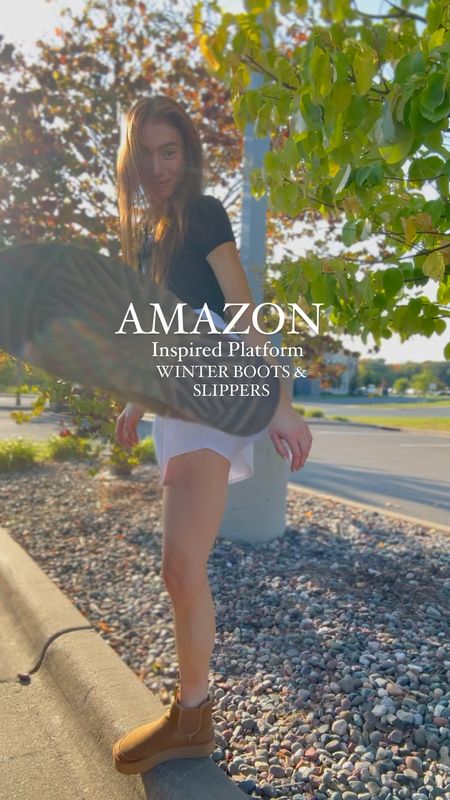 Amazon inspired winter boots and slippers 
Platform snow boots 
Platform Uggs 
Fall shoes 
Winter shoes 
Trending fall 
Chestnut boots 
Amazon fashion 


#LTKshoecrush #LTKGiftGuide #LTKtravel