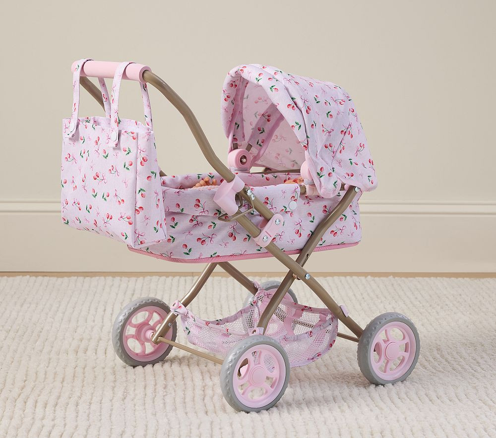 Cherry Bows Mini Doll Pram | Pottery Barn Kids