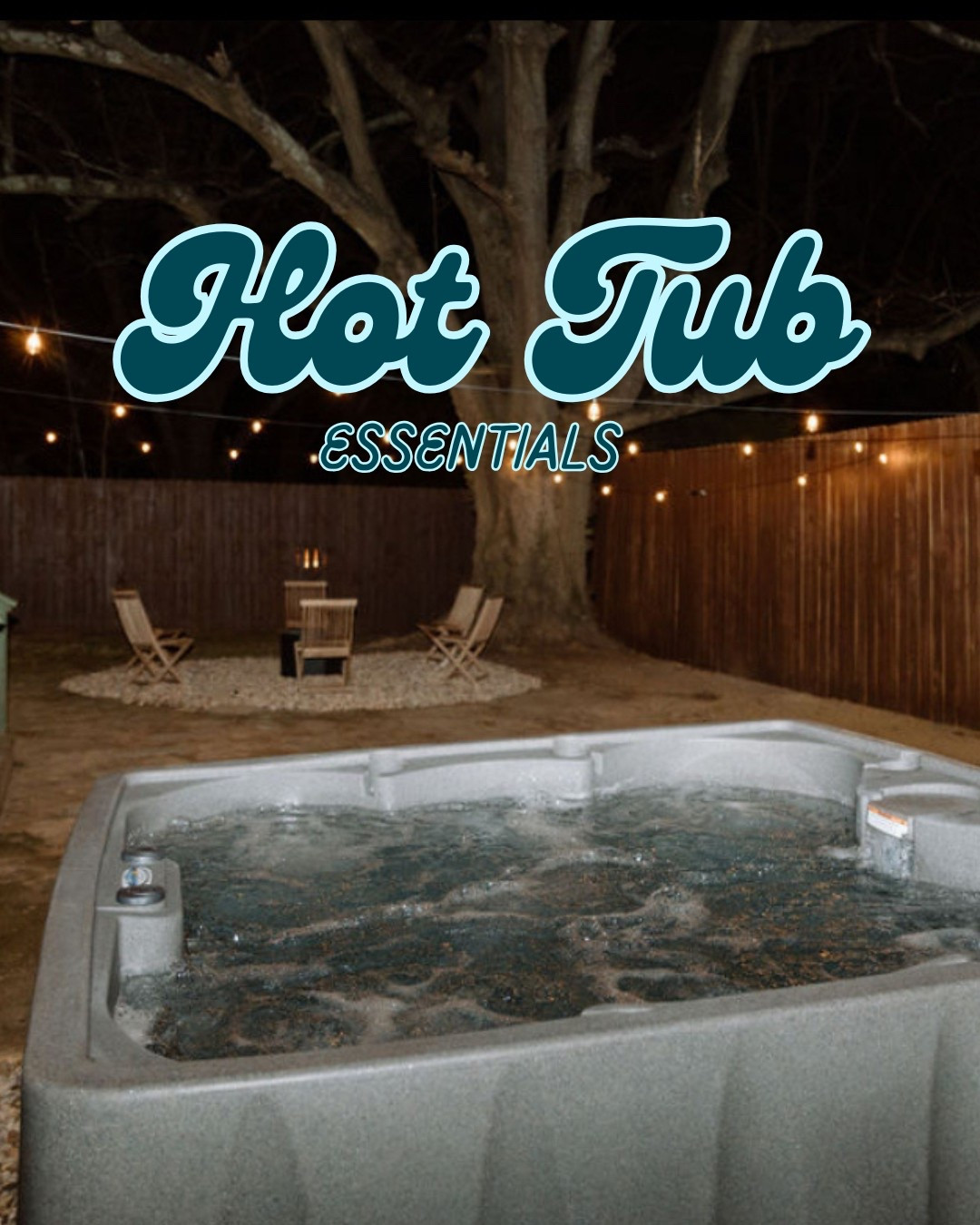 We own a hot tub at our Airbnb and it’s important to always keep it clean with these essentials! 