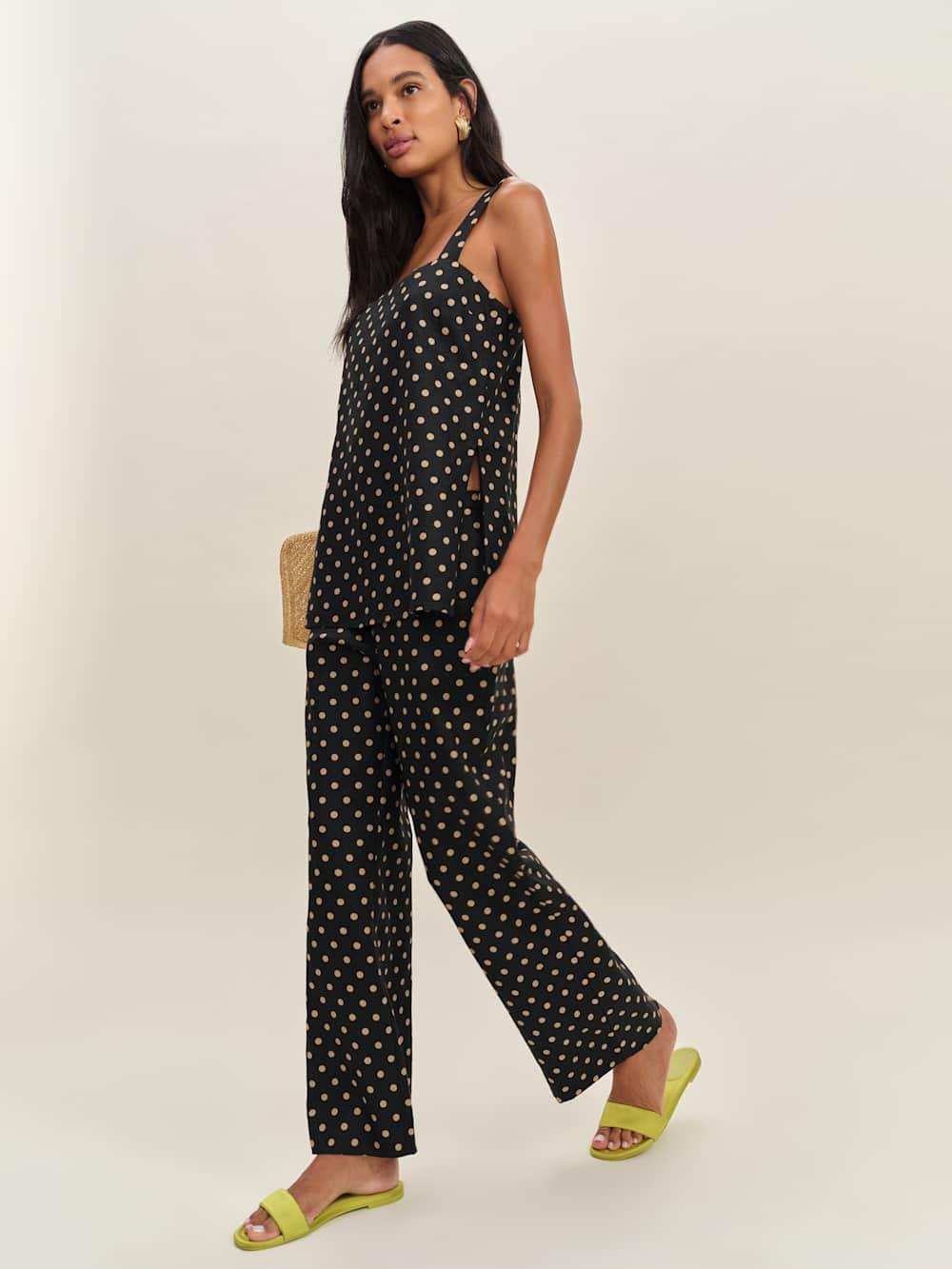 Kristen Linen Two Piece | Reformation (Global)