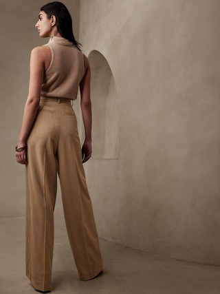 Siena Wide-Leg Italian Wool Pant | Banana Republic (US)