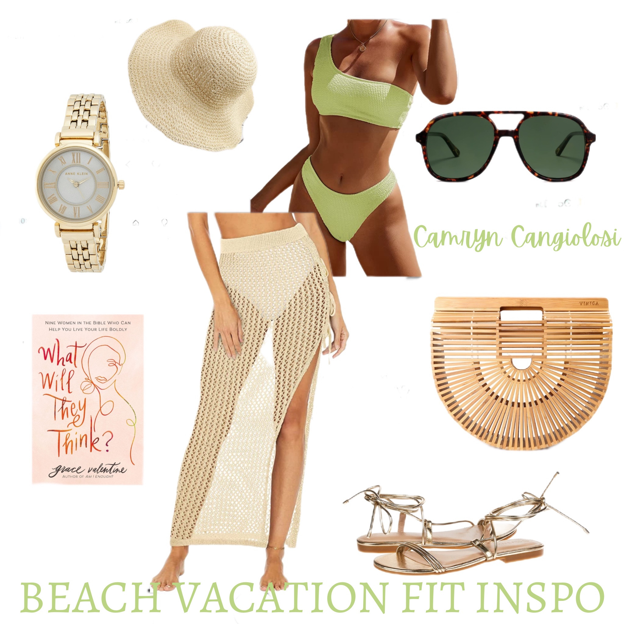 Beach look🏝👙🐚
