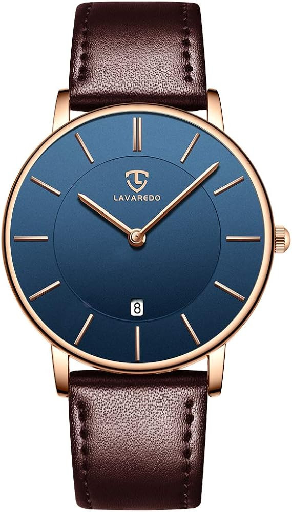 BEN NEVIS Watch, Mens Watch, Minimalist Fashion Simple Wrist Watch Analog Date with Leather Strap | Amazon (US)