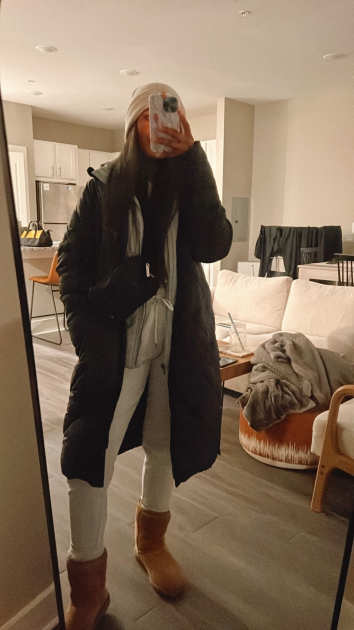 Y’all, the quality of this Amazon puffer 🤌🏽 

I truly was just throwing one on my Christmas list thinking I’d replace it with a nicer one later but it’s SOOO warm and high quality! I get so many compliments on the quilted pattern! I’m 5’1.5” exactly and this is a S! It hits on my leg perfectly!!!! 

#LTKSeasonal #LTKfindsunder50 #LTKsalealert