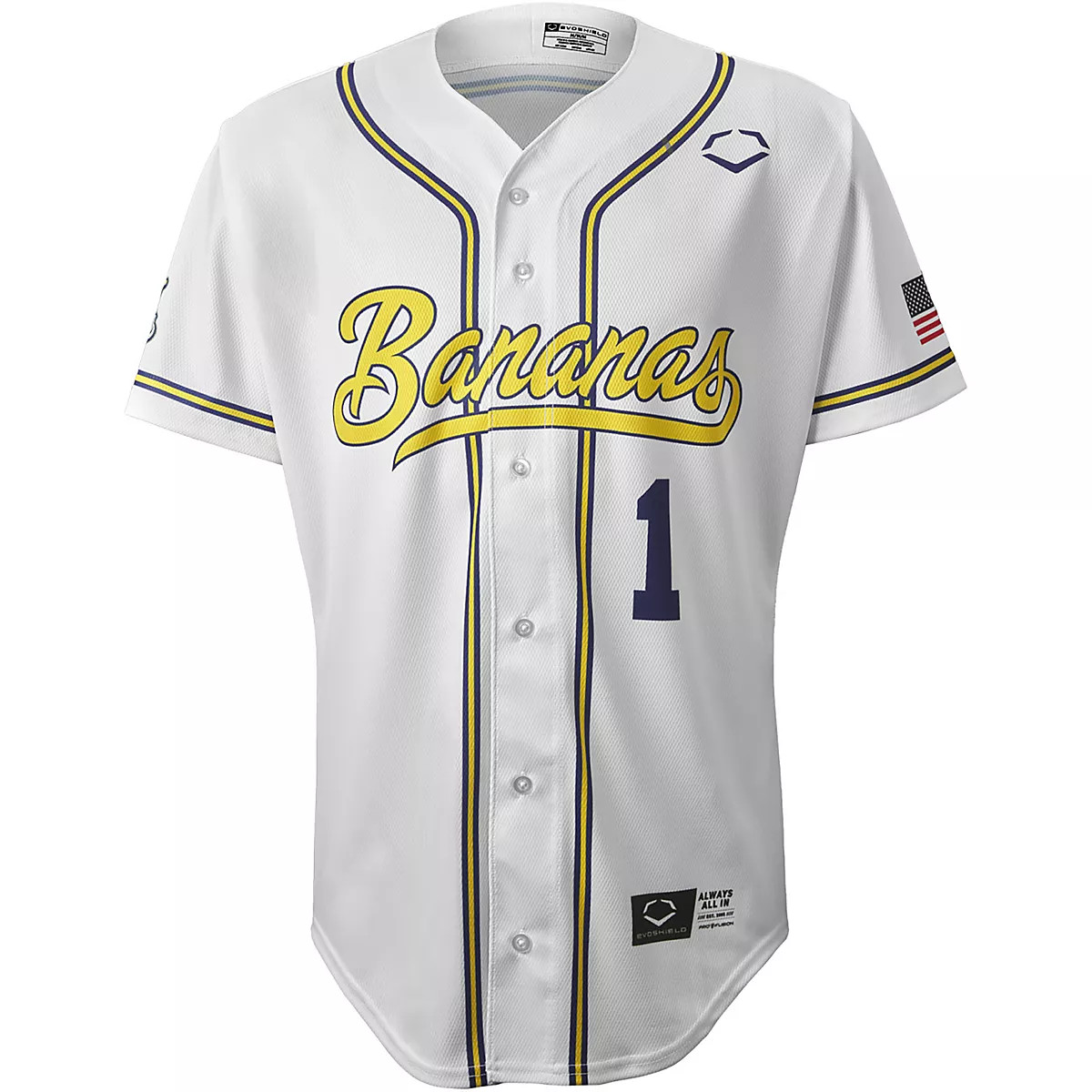 EvoShield Savannah Bananas Youth Yellow Replica Jersey | Academy Sports + Outdoors