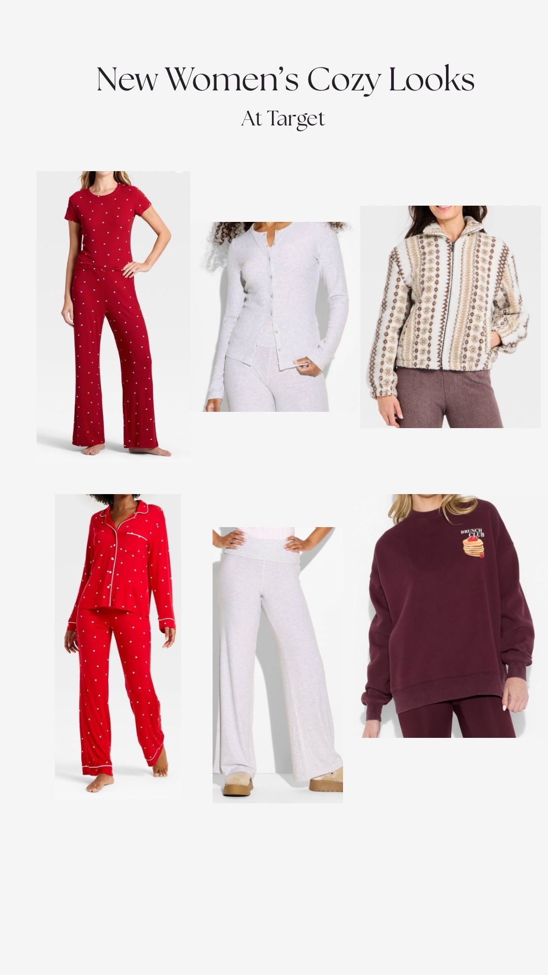 The heart pajamas and Sherpa 🤭✨💖 perfect for gifts for her! 

#LTKHoliday #LTKGiftGuide #LTKFindsUnder50