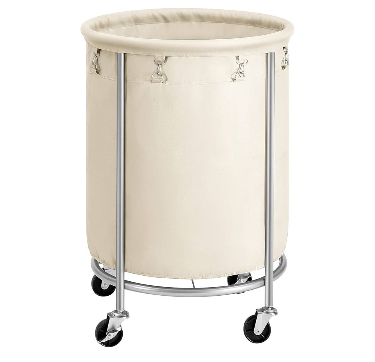 15% off 🎉

SONGMICS Laundry Basket with Wheels, Rolling Laundry Hamper, 45 Gal., Round Laundry Cart with Steel Frame and Removable Bag, 4 Casters and 2 Brakes, Cream and Silver URLS01MZ

#LTKSaleAlert #LTKHome