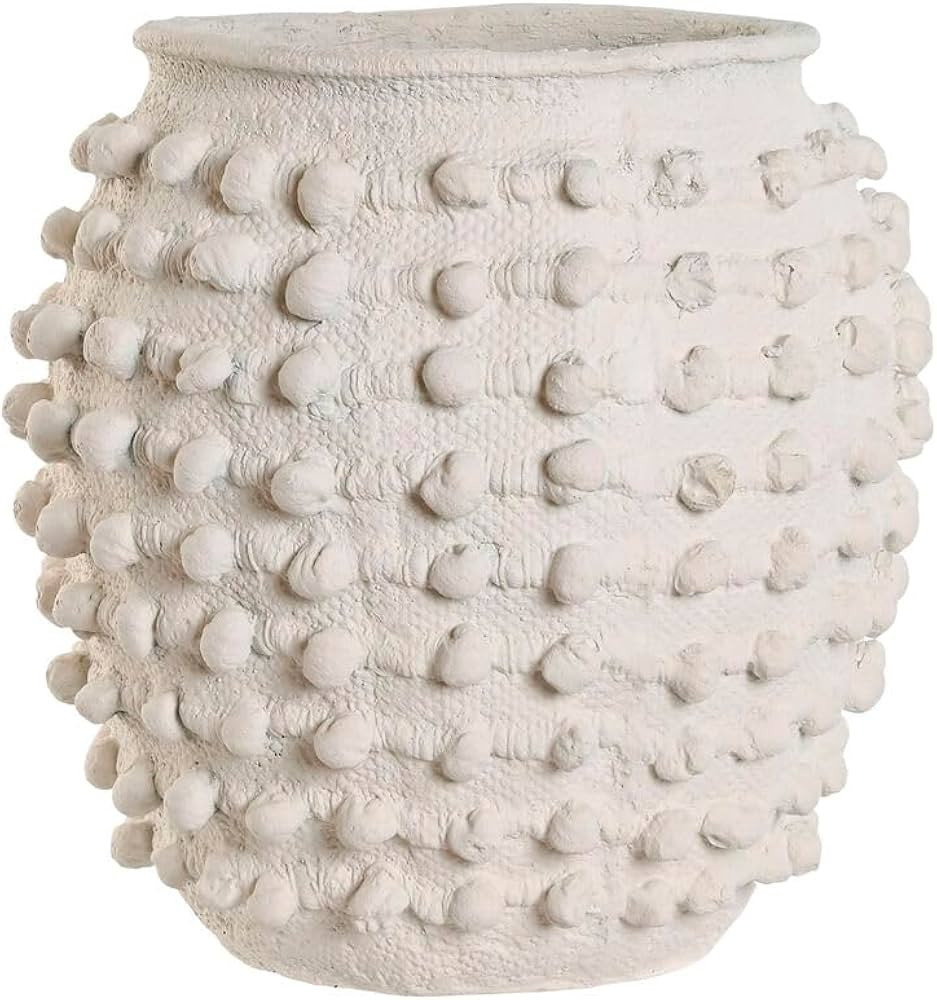 Planter White Light Grey Cement 36 x 36 x 36 cm | Amazon (US)