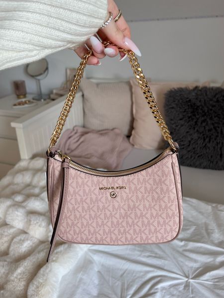 Michael Kors Bag, Michael Kors Jet Set Charm, Summer bag, pink bag, shoulder bag, gold and pink bag, gold details, gold bag 

#LTKFind #LTKfit 

#LTKstyletip