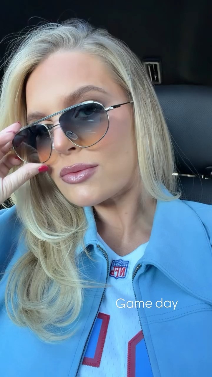 Titans Game day 🩵✨ Jacket is almost sold out so linking similar too! Got mine is a size L for an oversized look. 

 #LTKgrwm #LTKootd