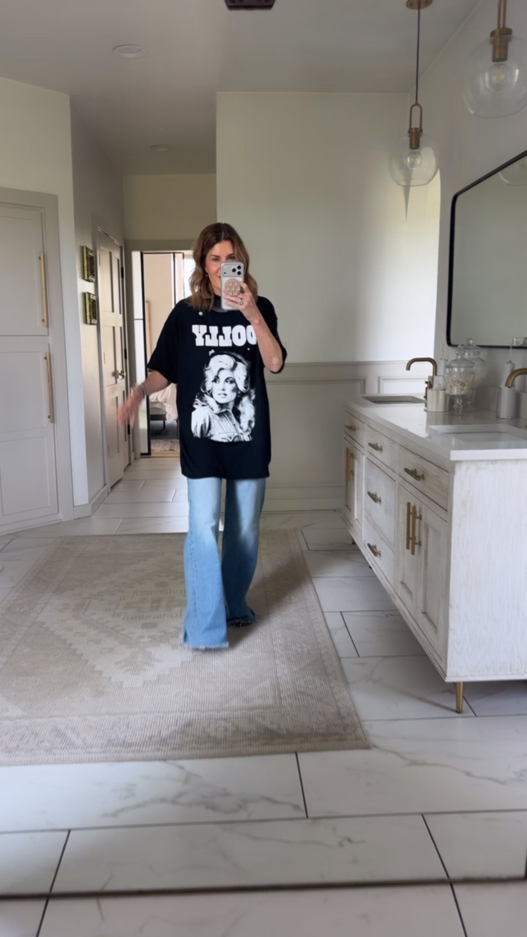 It’s Folly! Bought this under $11 tee for my stylist who loves her!