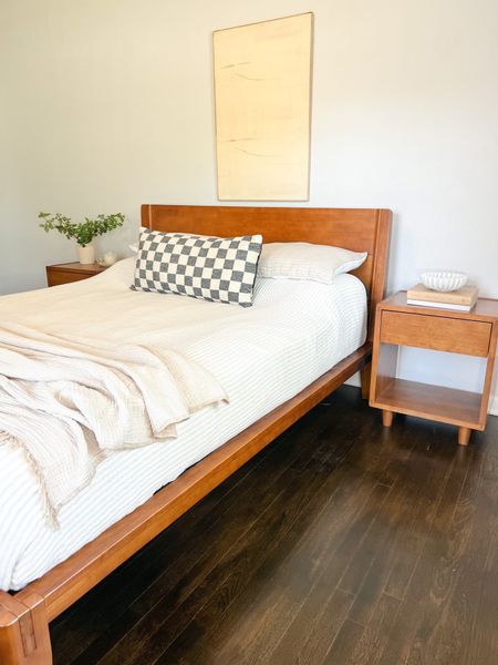 Guest bedroom refresh including checker pillow 

#LTKhome #LTKstyletip #LTKunder50