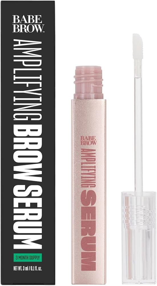 Babe Original Eyebrow Serum For Thicker Brows - Brow Serum with Castor Oil, Biotin, Repairing Ami... | Amazon (US)