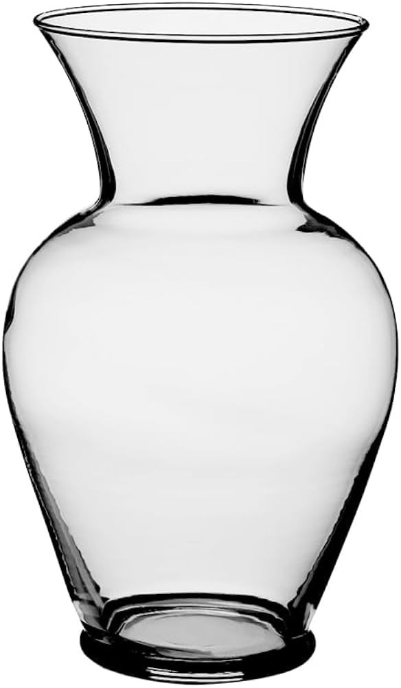 Clear 9" inch Classic Urn Ginger Jar Glass Vases for Flower vase Bouquets Centerpiece or Large Fl... | Amazon (US)
