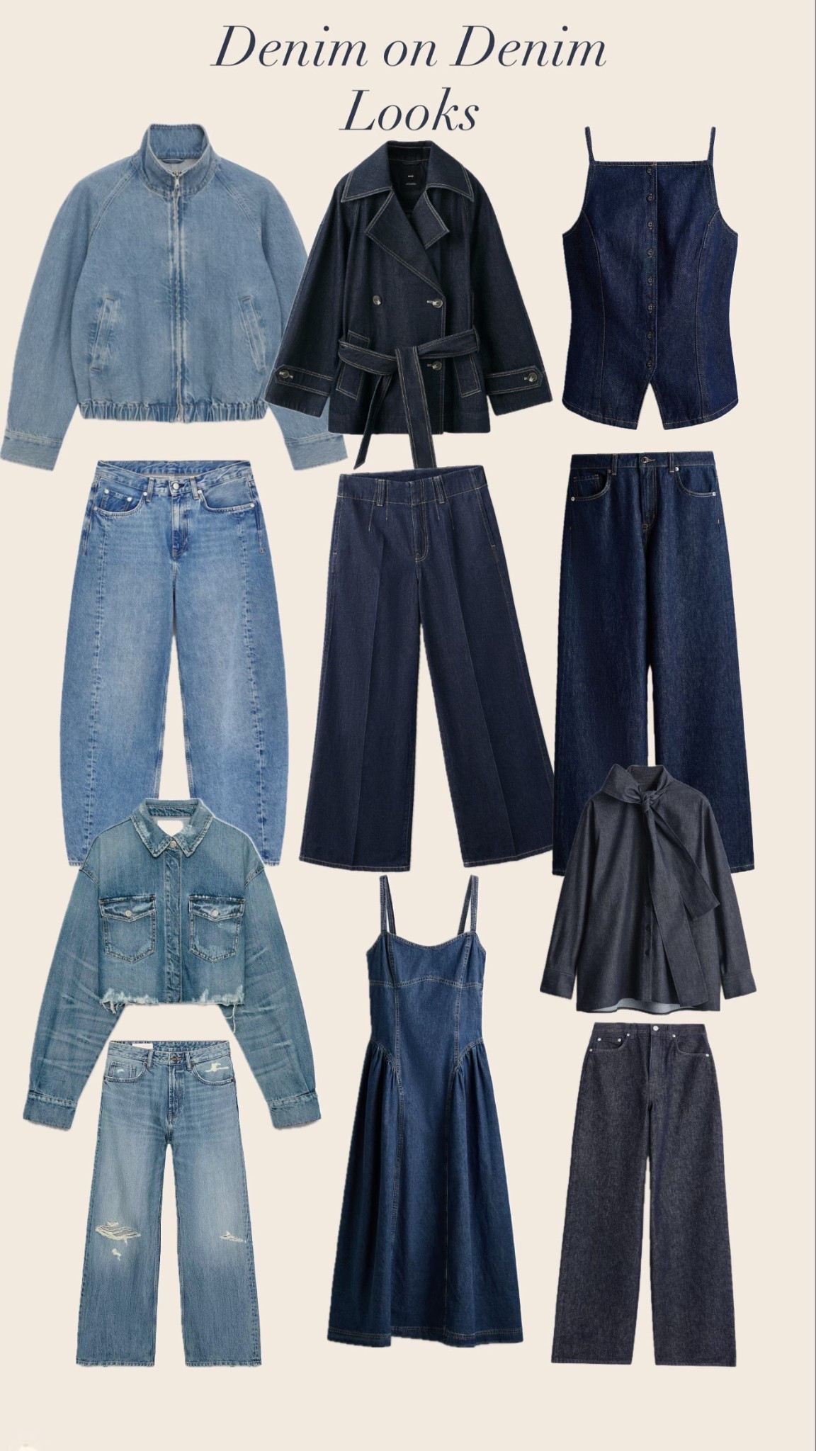 Trend 2026: all over Denim 👖Arket, H&M, Zara, COS, Mango 

#LTKjeans #LTKstyletip #LTKFashionMonth