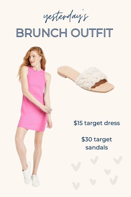 Hot weather brunch outfit that works with my bump! All target under $30!

#LTKbump