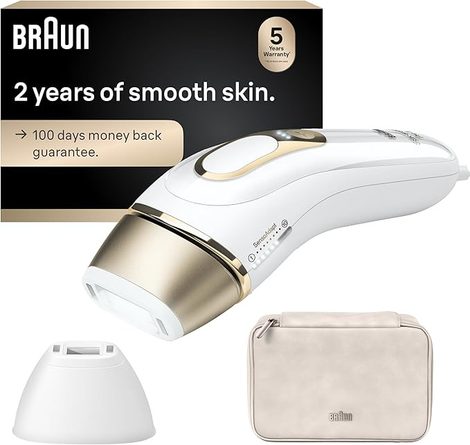 Braun IPL, Silk·Expert Pro 5, IPL Hair Removal for Women and Men, Permanent Laser Hair Reduction... | Amazon (US)