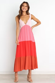 Carly Dress - Pink Splice | Petal & Pup (US)