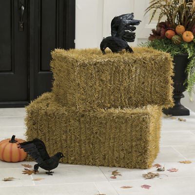 Faux Hay Bale | Grandin Road | Grandin Road