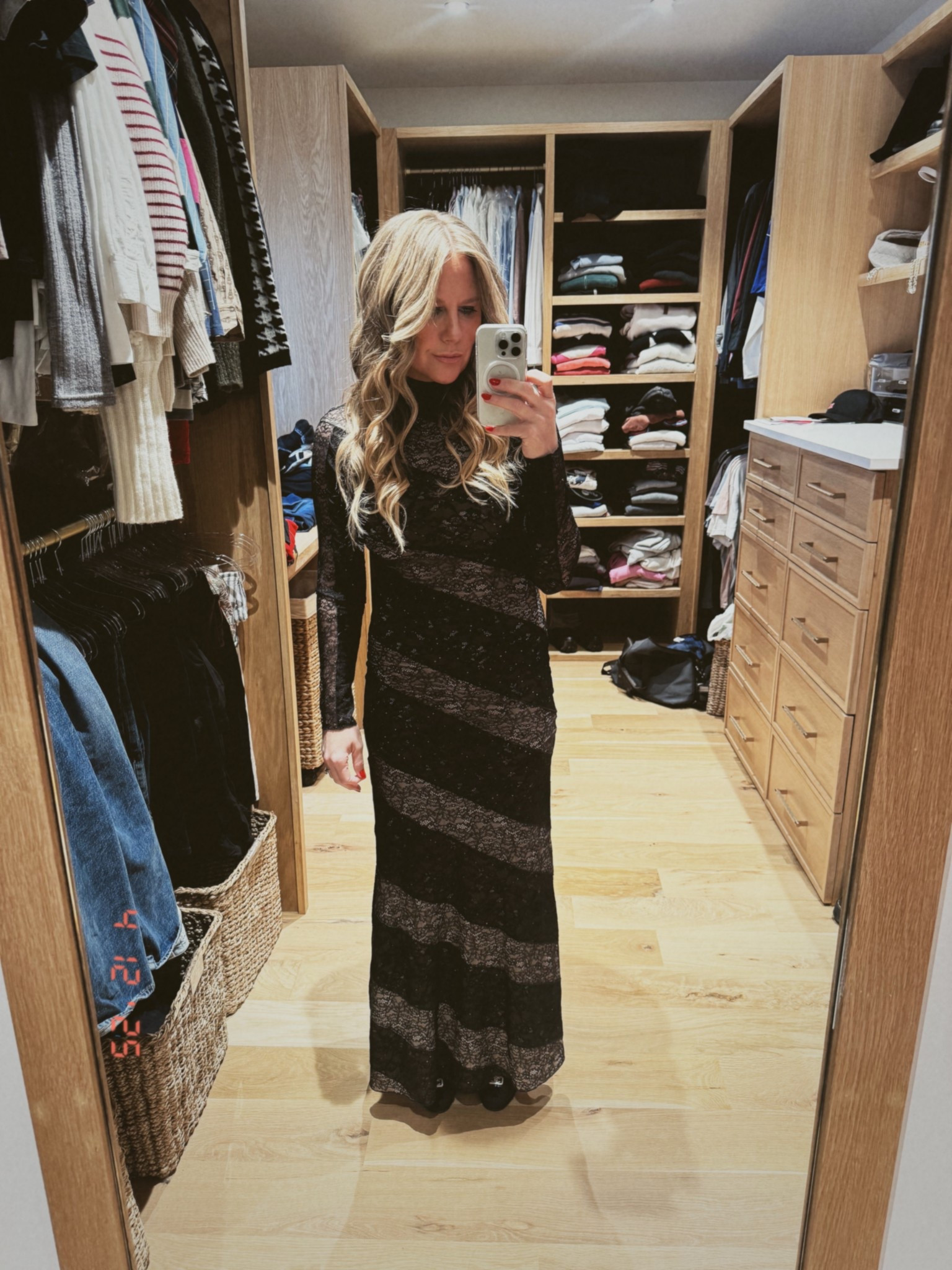 April wedding and had to pull an audible with this dress because it’s now January again. 🥶 I went with warmth AND I love this classic black lace dress ! 🖤 I’ll wear the other one when it’s warmer. 

#LTKWedding #LTKU #LTKStyleTip