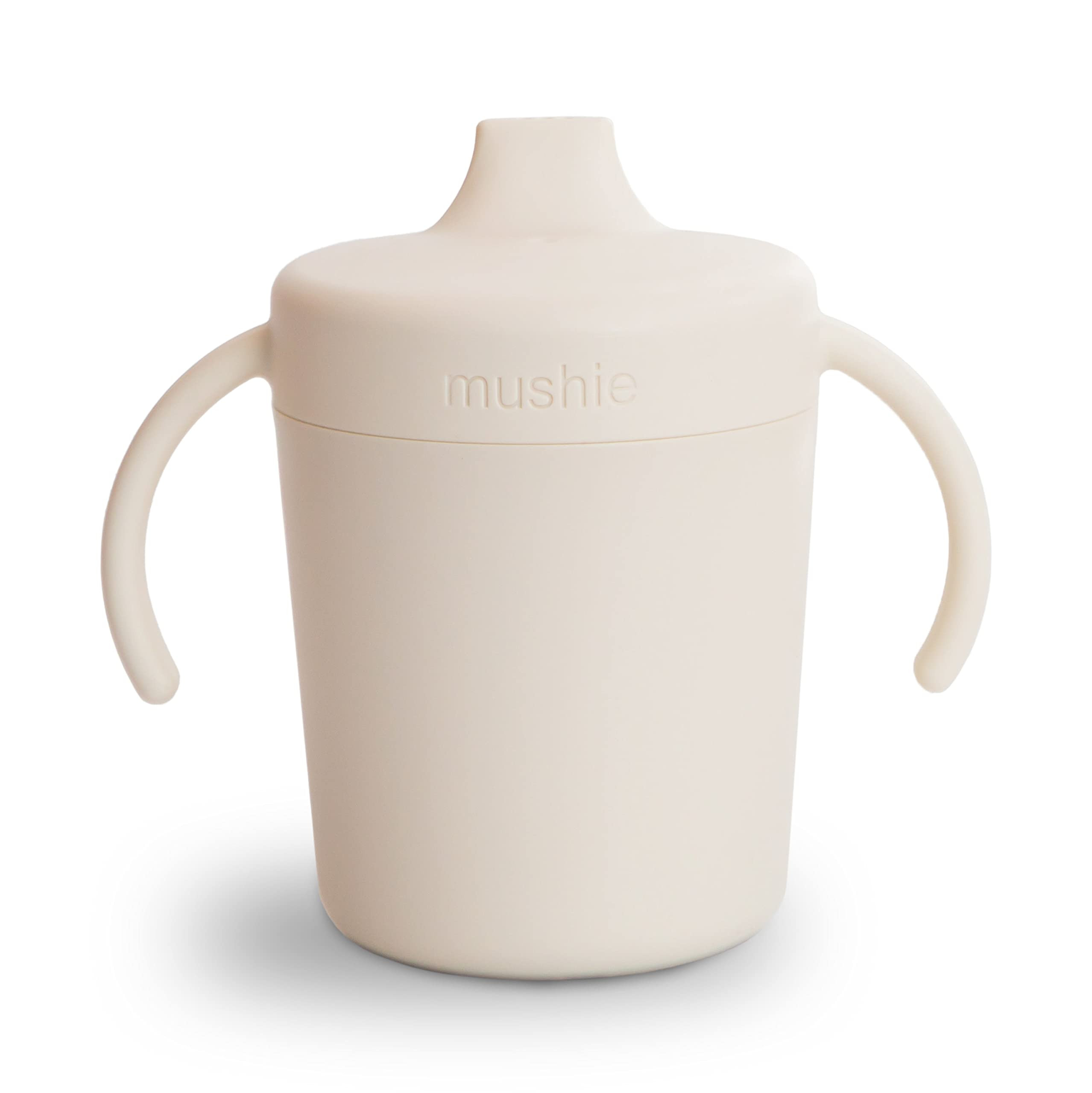 mushie Trainer Sippy Cup | Made in Denmark | Leak Resistant Twist-Off Lid & Handles | Plastic |6 ... | Amazon (US)