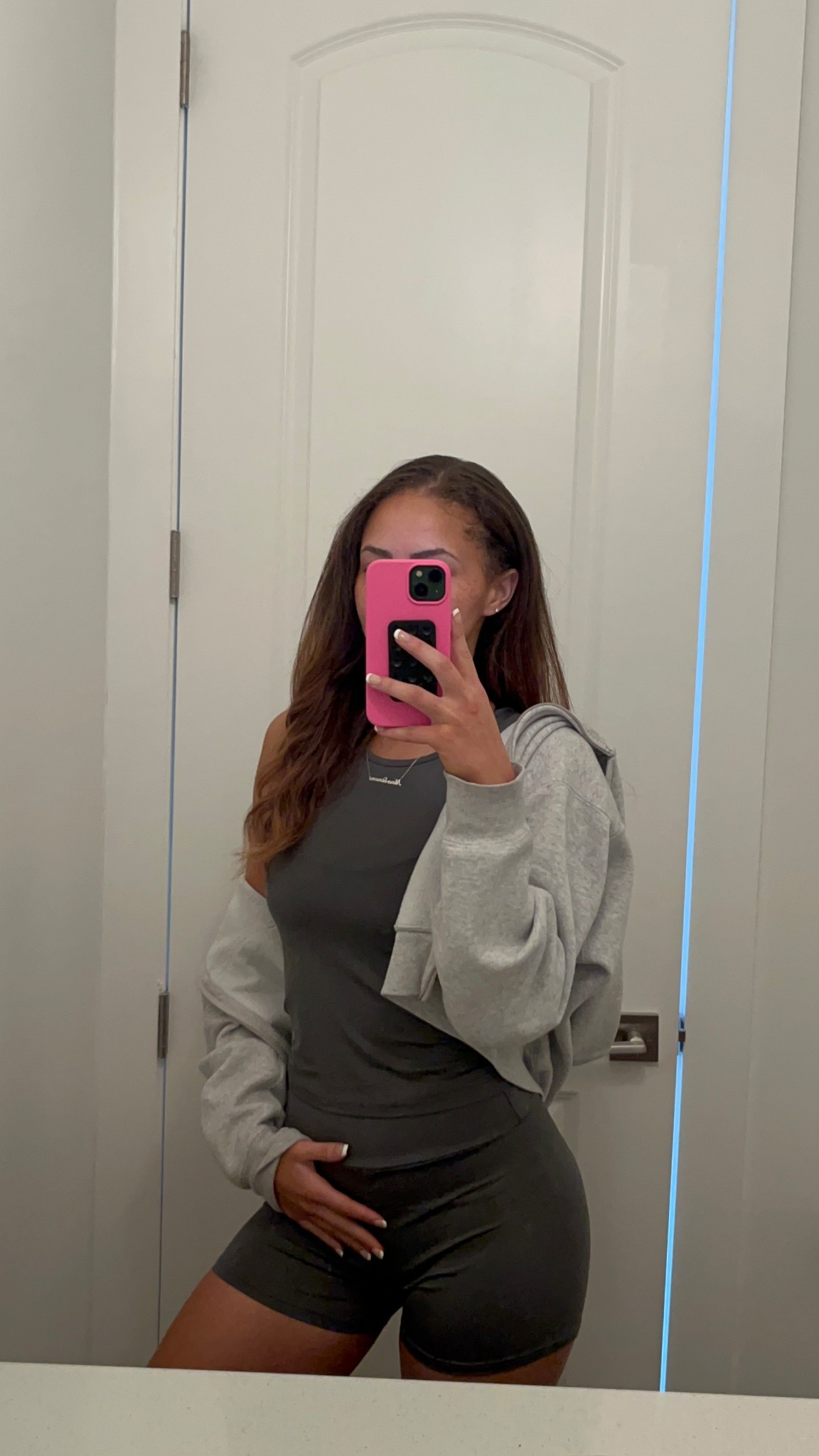 GYM fit of the day 🩶

#LTKStyleTip #LTKActive #LTKSpringSale