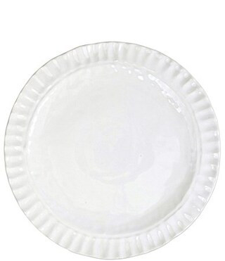 VIETRI Pietra Serena Collection White Dinner Plate - White | Dillard's