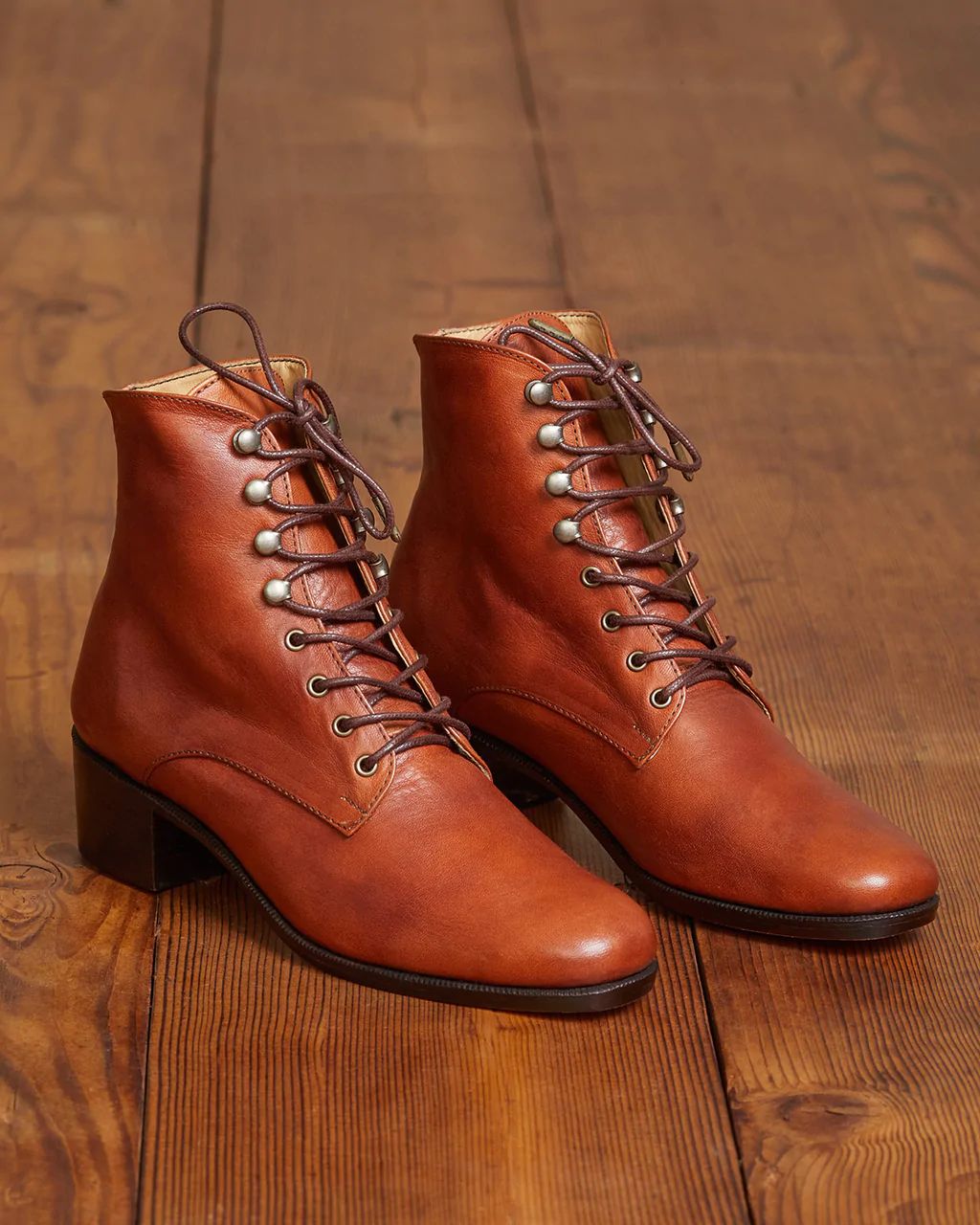 The Dawn Boot | Walnut Leather | Christy Dawn