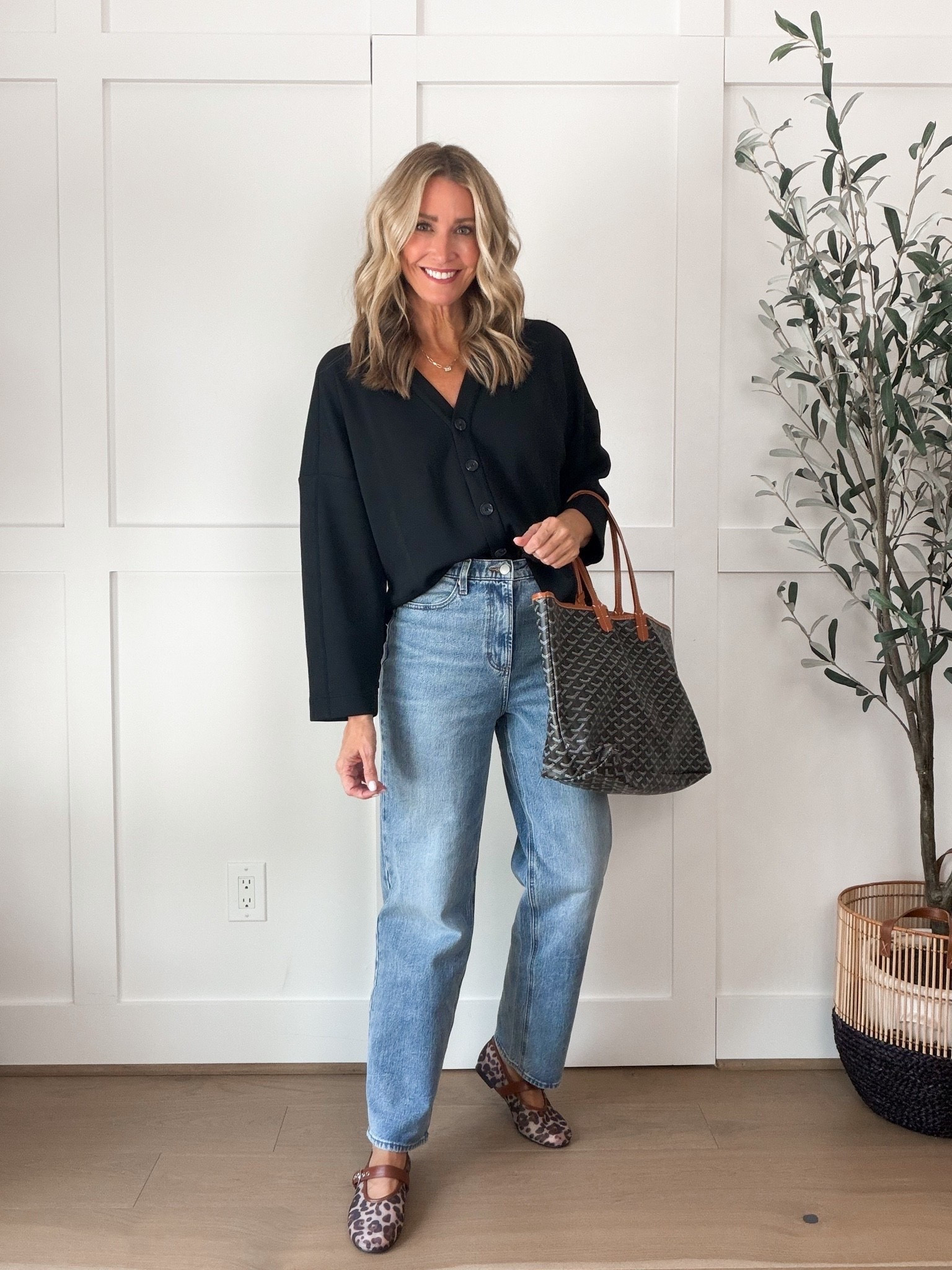This SPANX top is one of those pieces that makes getting dressed easy. The relaxed shape feels comfortable, but the button front detail gives it a more elevated look with jeans, trousers or your favorite fall accessories.

First time shopping SPANX? Use code HAUTEANDHUMIDXSPANX for 15% off your first order.

SPANX top, SPANX outfit, black blouse, elevated basics, jeans outfit, casual fall outfit, everyday style, capsule wardrobe, fall wardrobe staples, women’s fall fashion, classic outfit ideas, HauteandHumid

#LTKootd #LTKSeasonal #LTKOver40