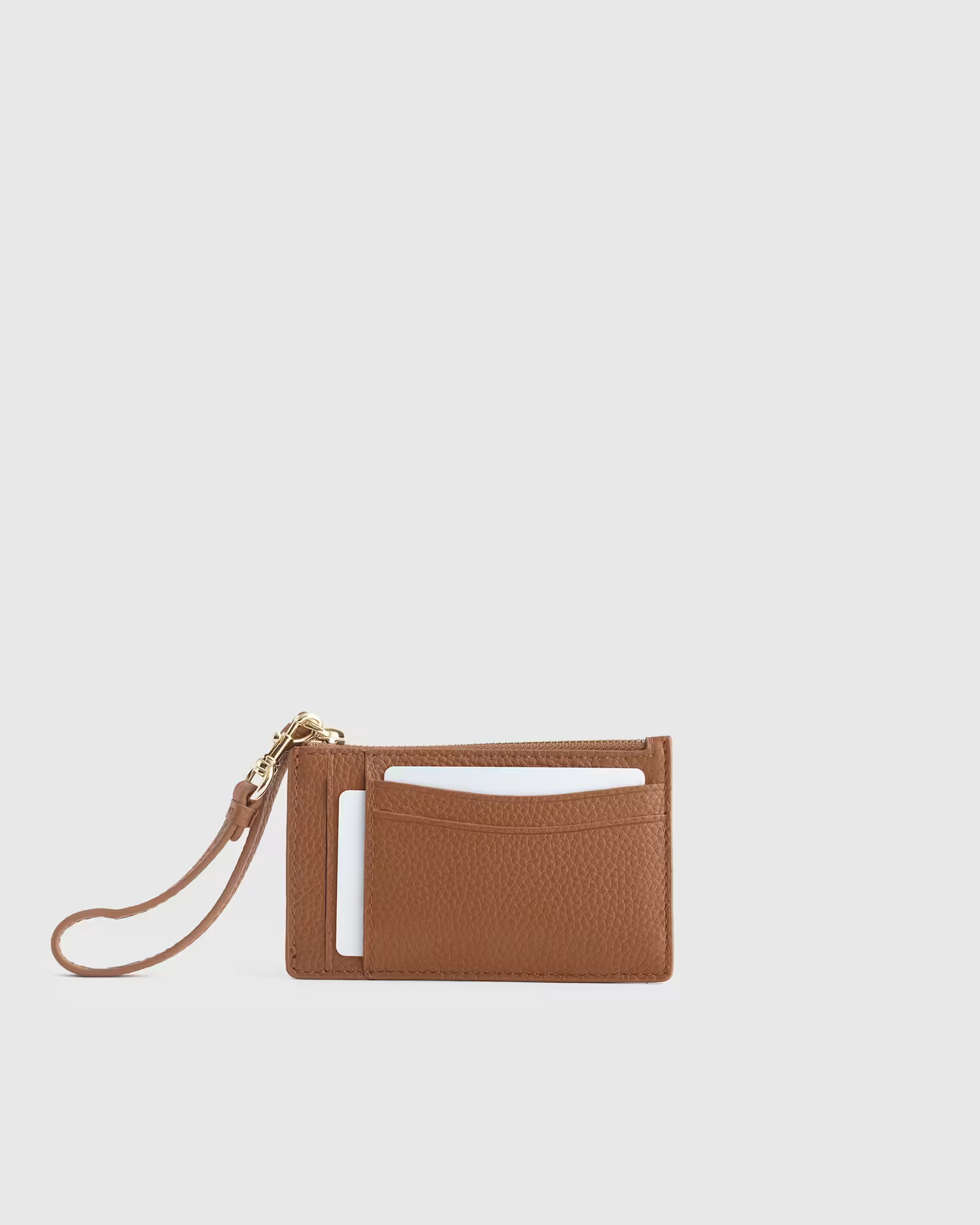 Italian Leather Card Case Wristlet | Quince