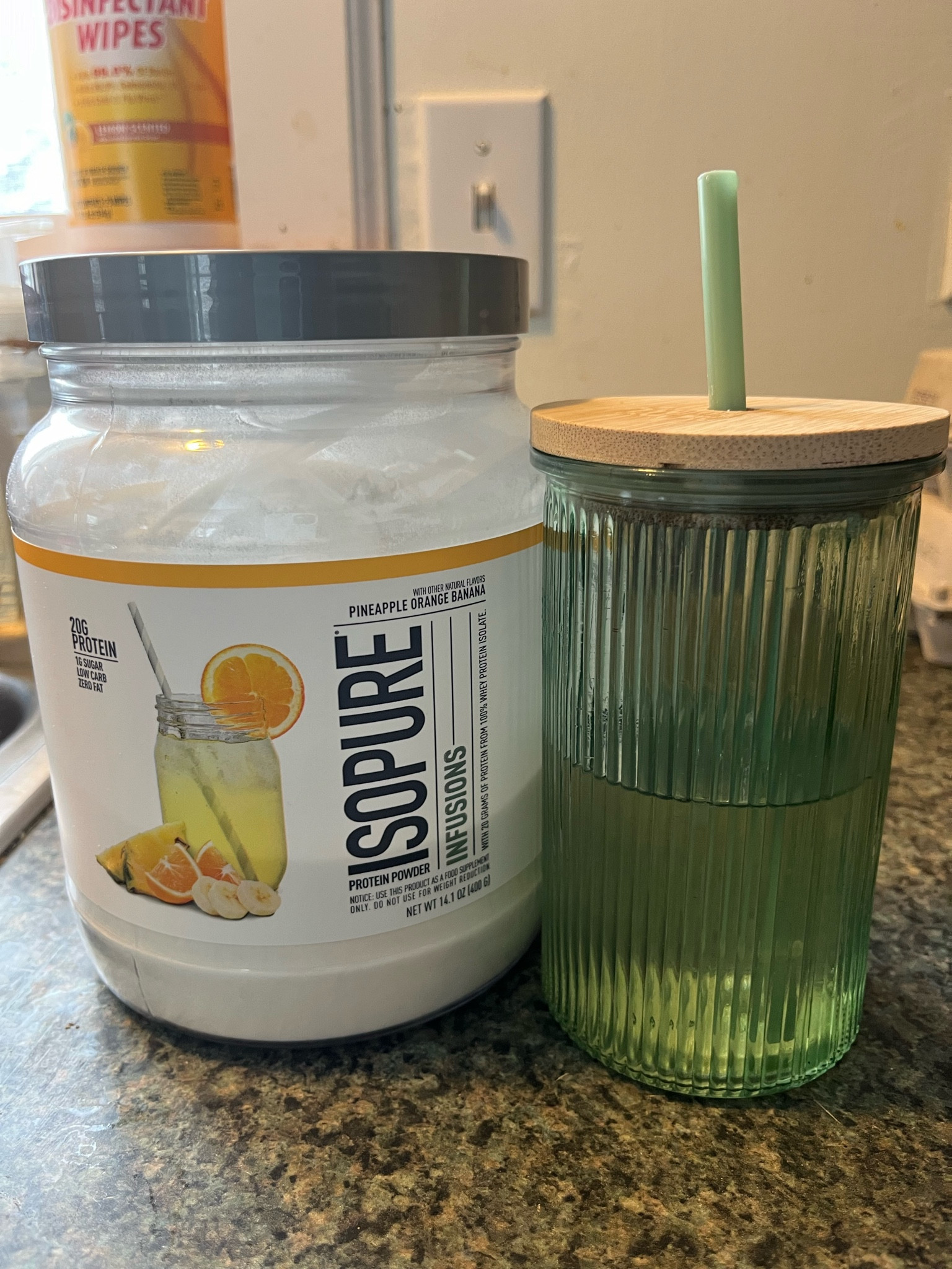 I was hesitant about this clear protein but it really is clear and refreshing! 

#LTKActive #LTKFitness #LTKOver40